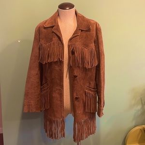 Le Girard Suede Fringe Jacket